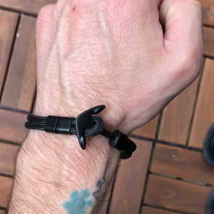 Anchor Bracelet Men Charm Survival Rope Chain Bracelets