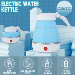 Electric Kettle Safety Silicone  Portable Travel Camping Water Boiler Heater